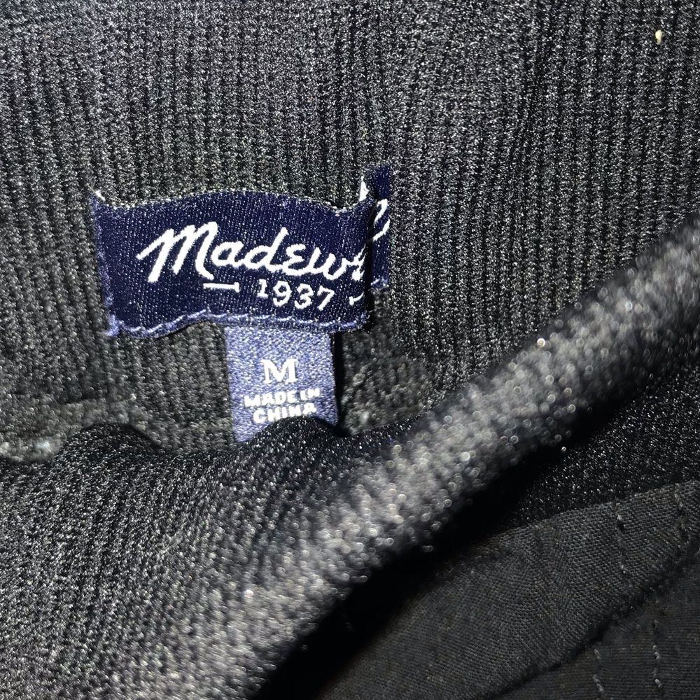 Madewell Black Pull On Jogger Track Pants - Picture 8 of 9